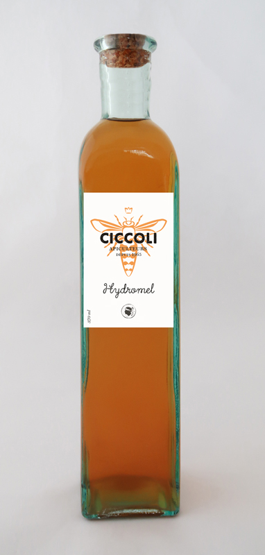 Ciccoli apiculteurs Corse packaging bouteille